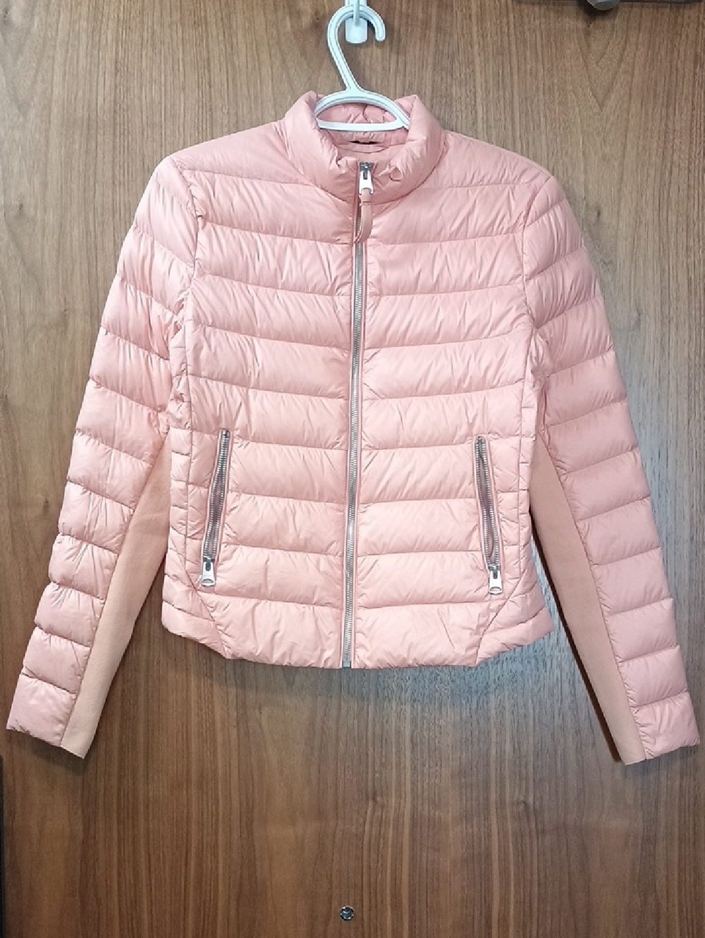 Mackage Light Coral Pink Quilted Puffer Down Jacket (See Description)